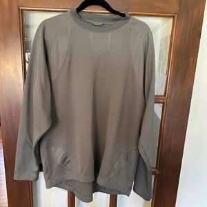 New Balance Gray Mesh Sweatshirt